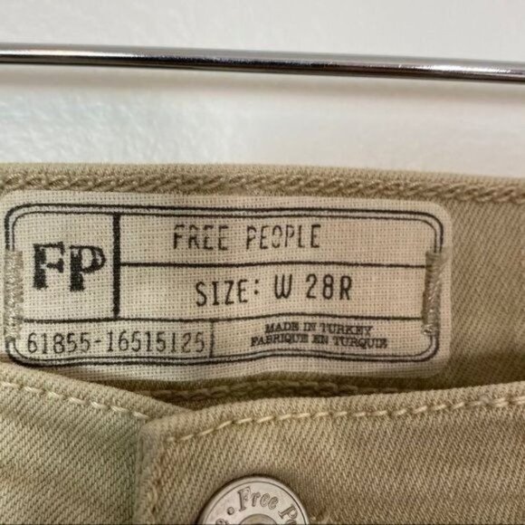 FREE PEOPLE High Waist Busted Knee Skinny NWOT - Picture 5 of 8